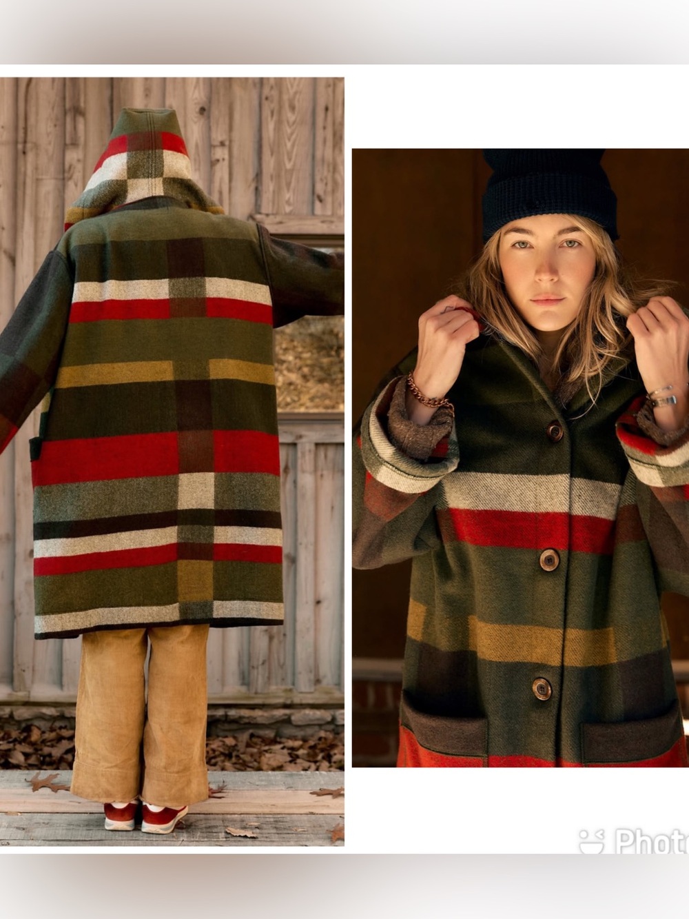 NEW Imogene + Willie x American Woolen Blanket Coat M/L Limited Edition - Picture 9 of 9